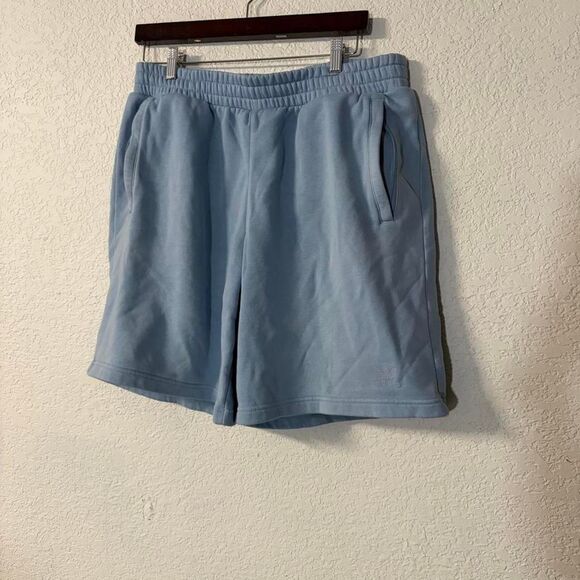 adidas Other - Adidas Men's light Blue sweat Athletic Casual Shorts Fleece lined 9'' inseam